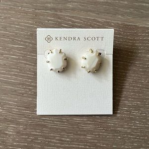 Kendra Scott White Agate Earrings